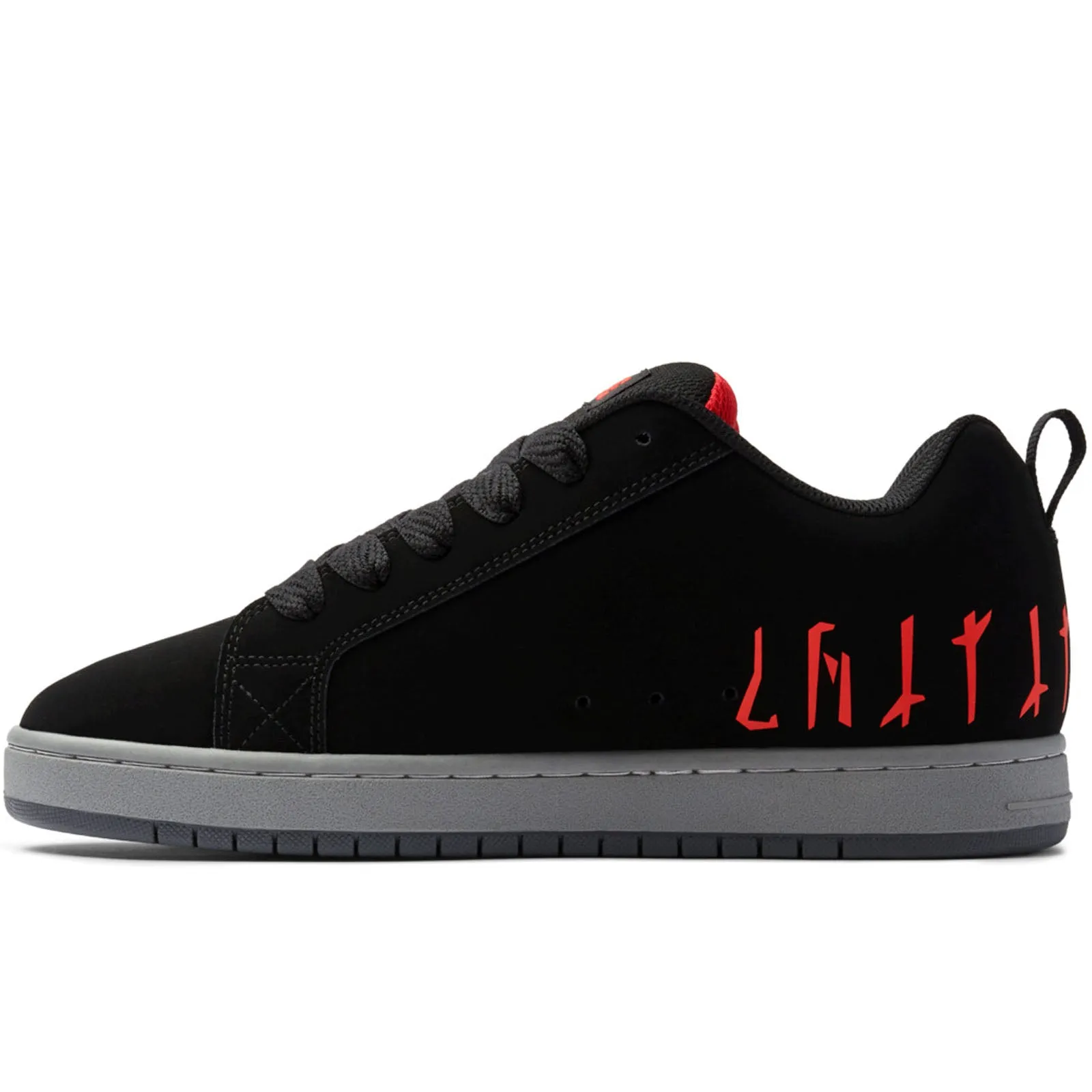 DC Shoes Mens Star Wars Graffik Low Rise Suede Trainers - Black