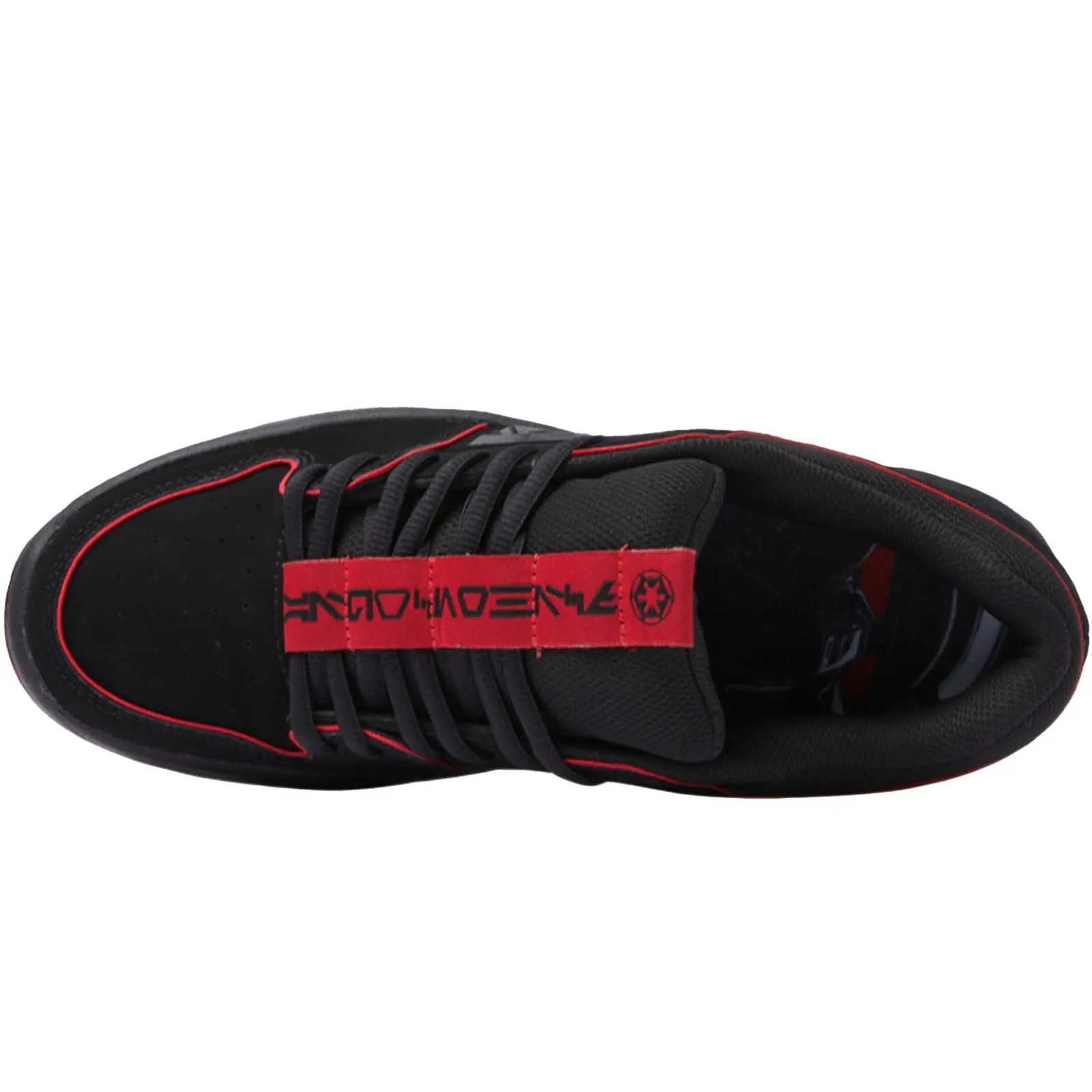 DC Shoes Mens Star Wars Lynx Zero Low Rise Suede Trainers - Black