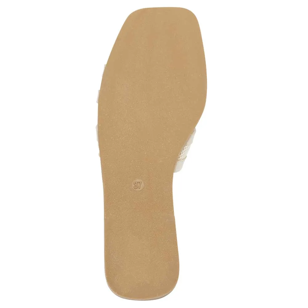 Dion Slide in Beige Multi