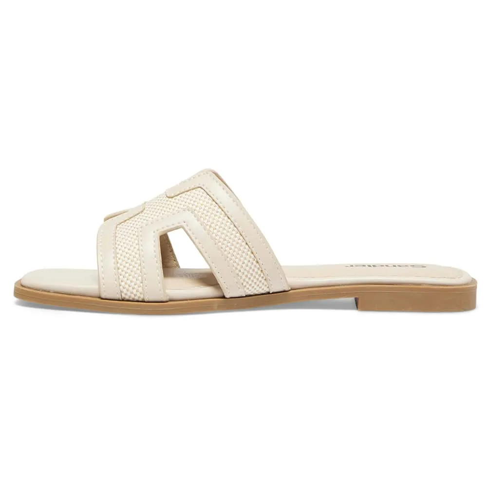 Dion Slide in Beige Multi