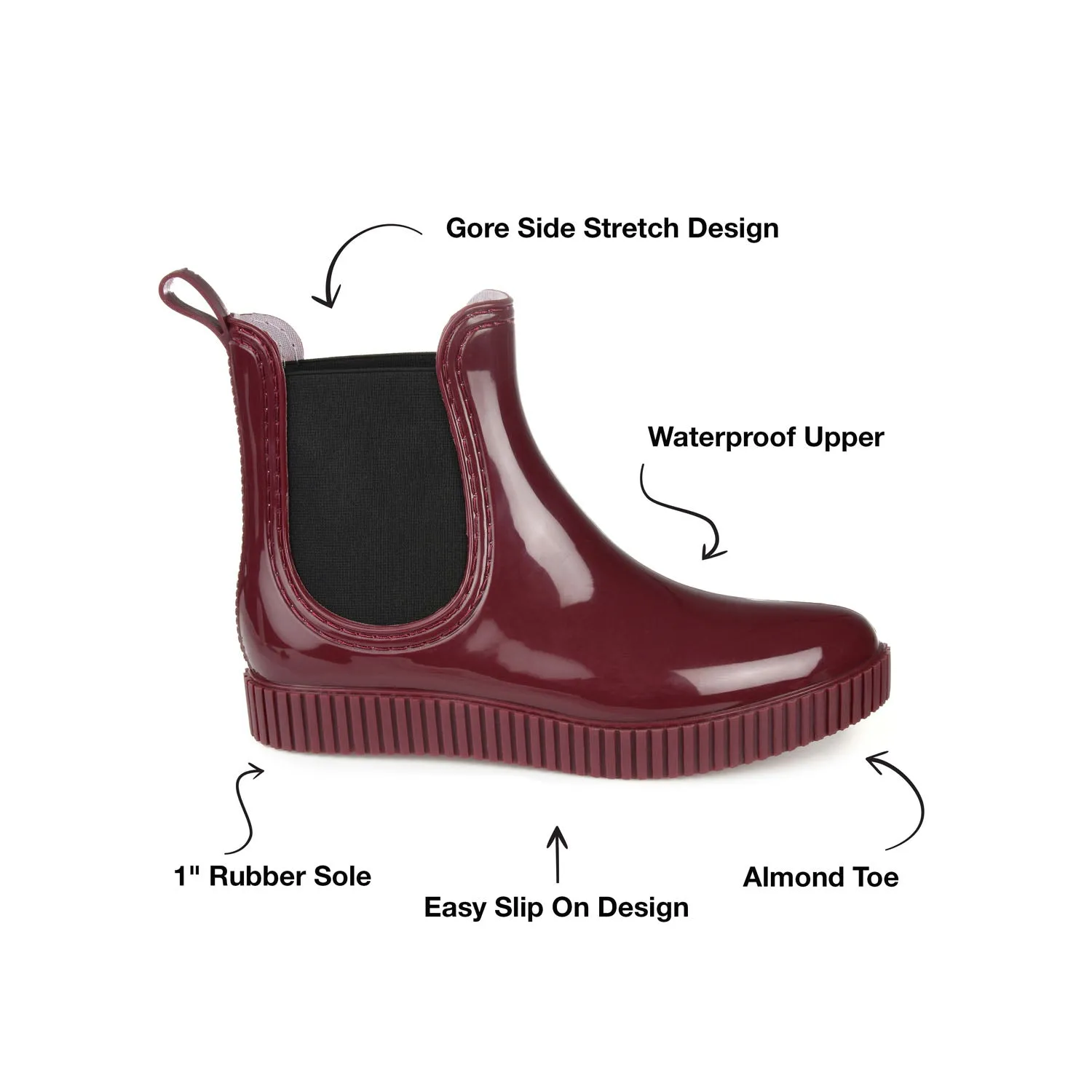 DRIP CHELSEA RUBBER RAIN BOOTS