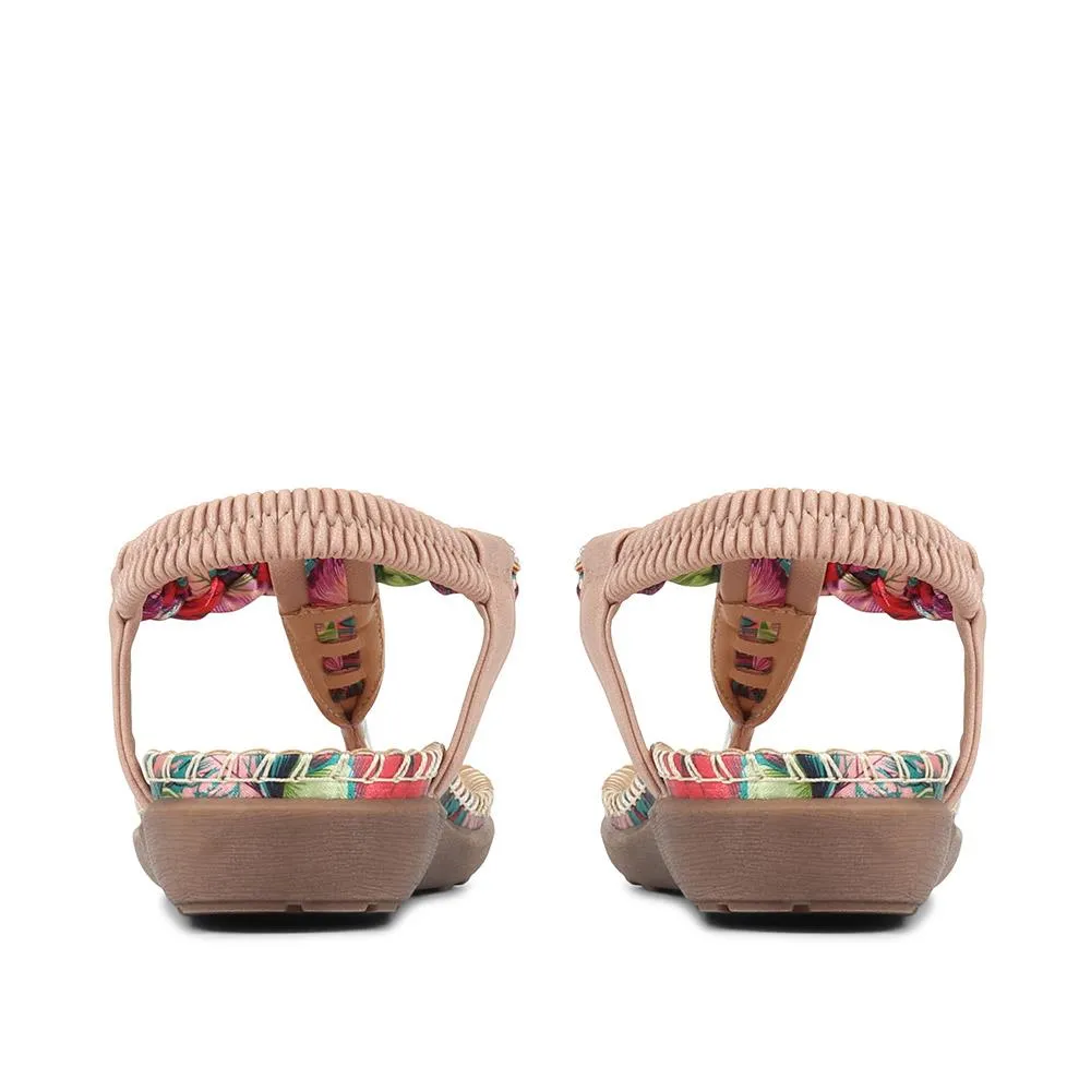 Embellished Toe Post Sandals - BAIZH35075 / 321 464