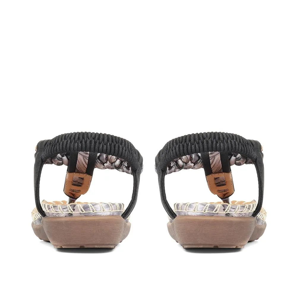 Embellished Toe Post Sandals - BAIZH35075 / 321 464