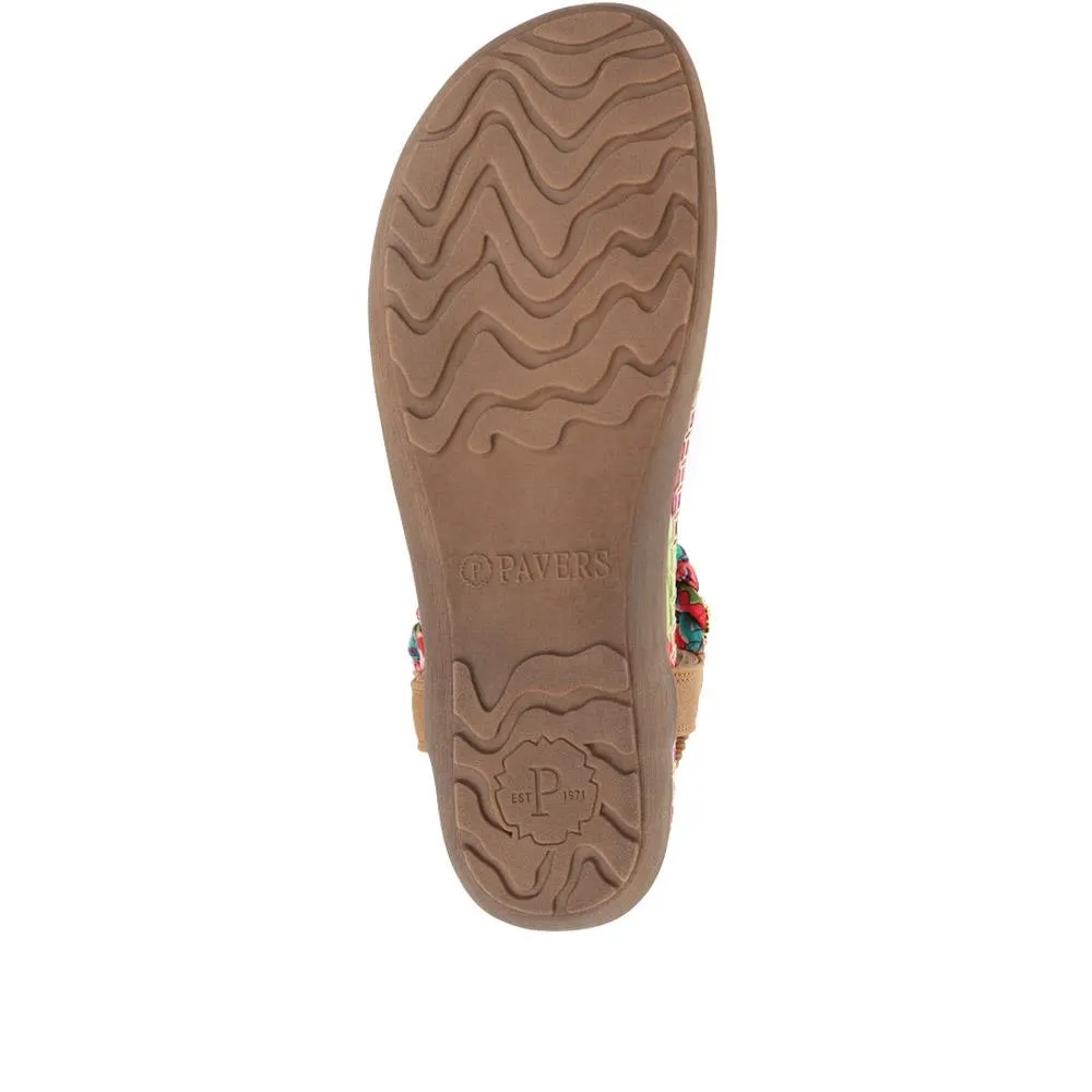 Embellished Toe Post Sandals - BAIZH35075 / 321 464