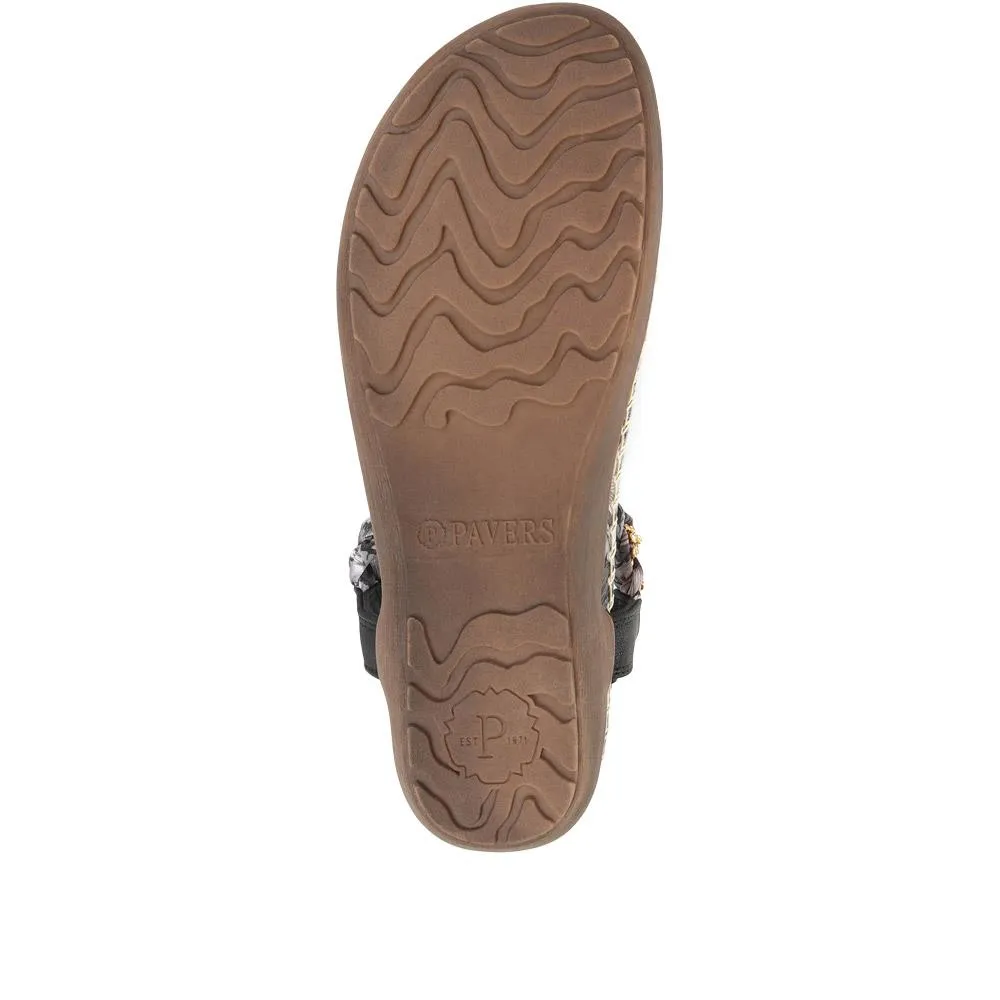 Embellished Toe Post Sandals - BAIZH35075 / 321 464