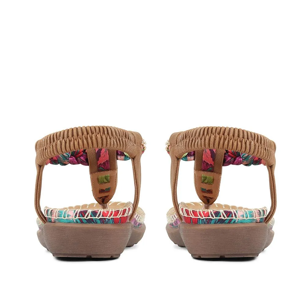 Embellished Toe Post Sandals - BAIZH35075 / 321 464