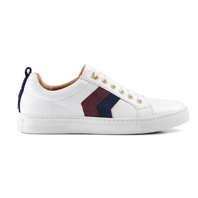 Fairfax & Favor Alexandra Ladies Trainer (Stockist Exclusive) - Plum/Ink