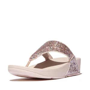 Fit Flop Nude Rose Glitter Toe Post Sandal|JE6C33