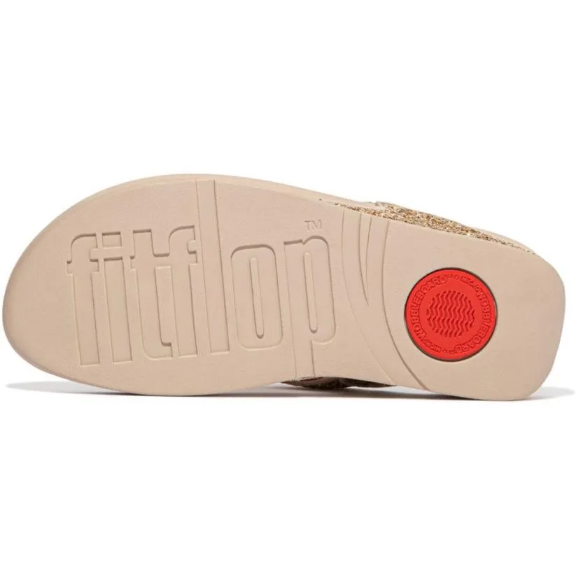 Fitflop Lulu Glitter Toe-Post Sandals