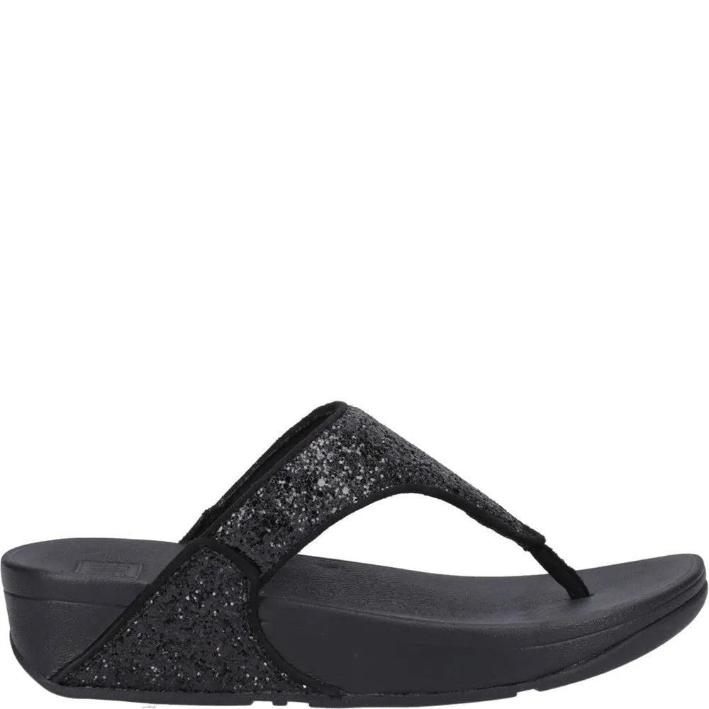 Fitflop Lulu Glitter Toe-Post Sandals