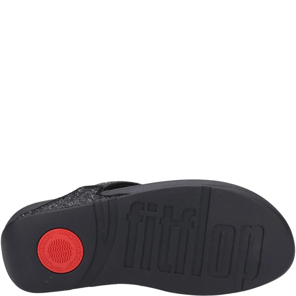 Fitflop Lulu Glitter Toe-Post Sandals