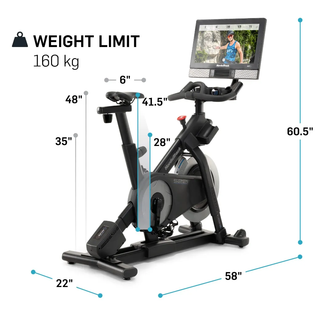 FLOOR MODEL NordicTrack Commercial S22i Studio Cycle
