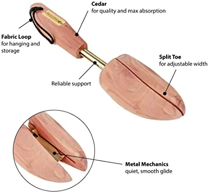 FootFitter Shoe Trees for Men | 1 PACK