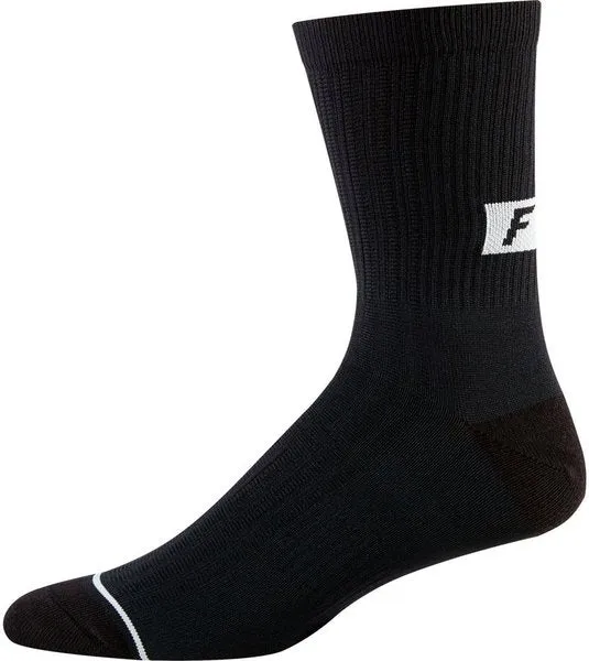 Fox Womens Socks 8 Inch Trail Black