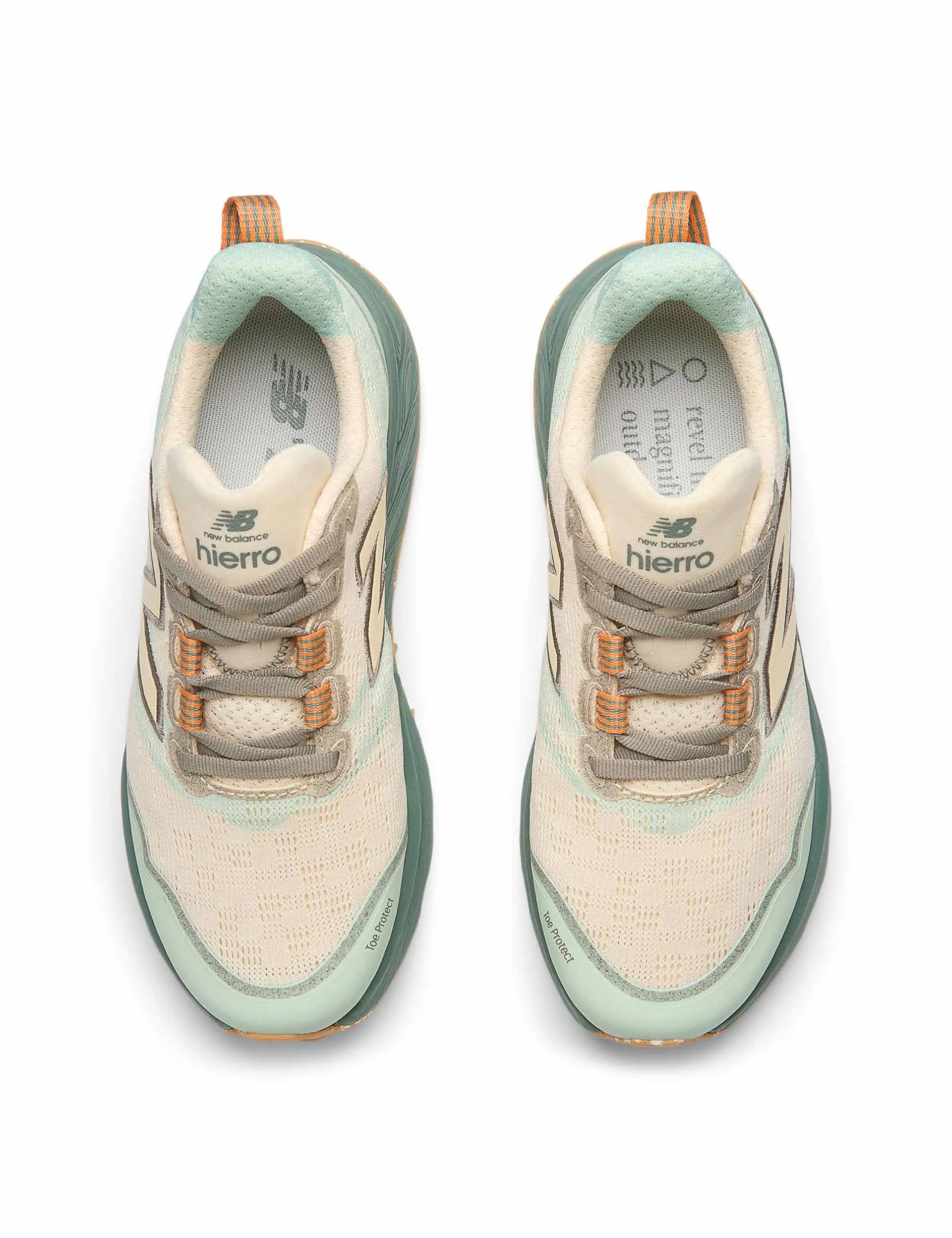 Fresh Foam X Hierro v9 Shoes - Calcium/Dark Juniper
