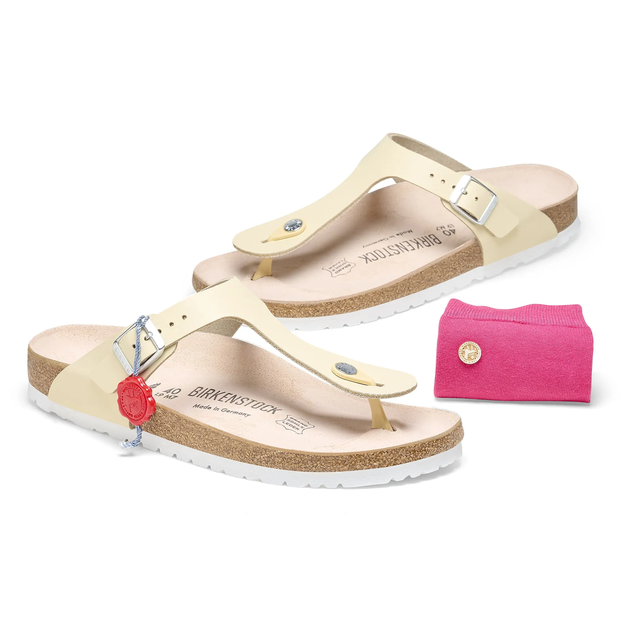 Gizeh 1983 Natural Leather Beige   Socke
