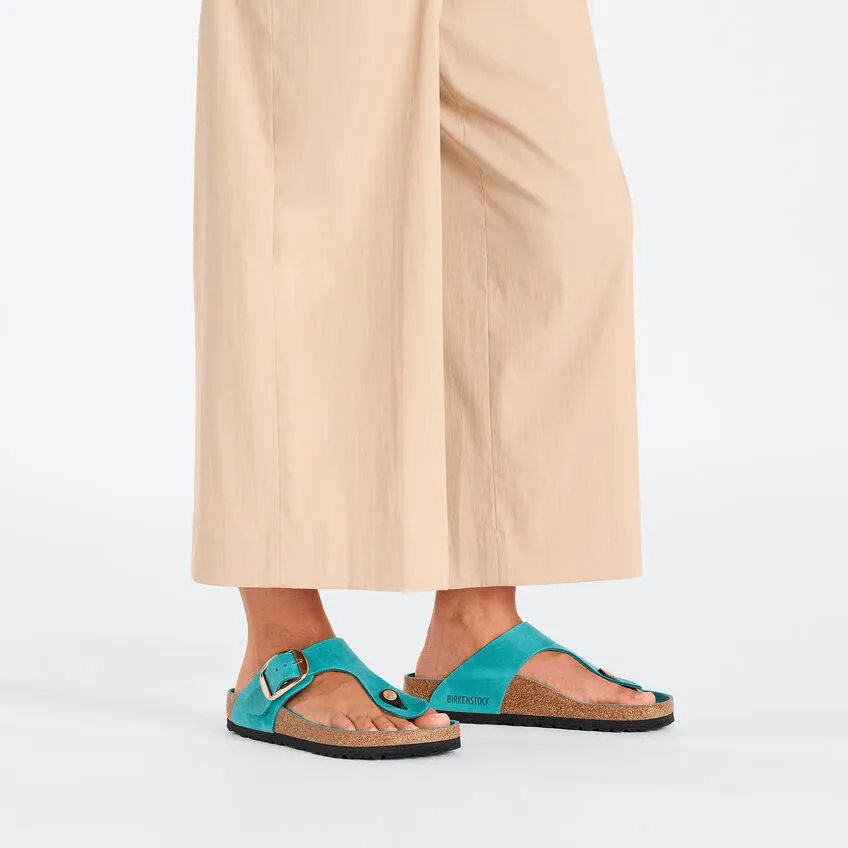 Gizeh Big Buckle | Oiled Leather | Biscay Bay
