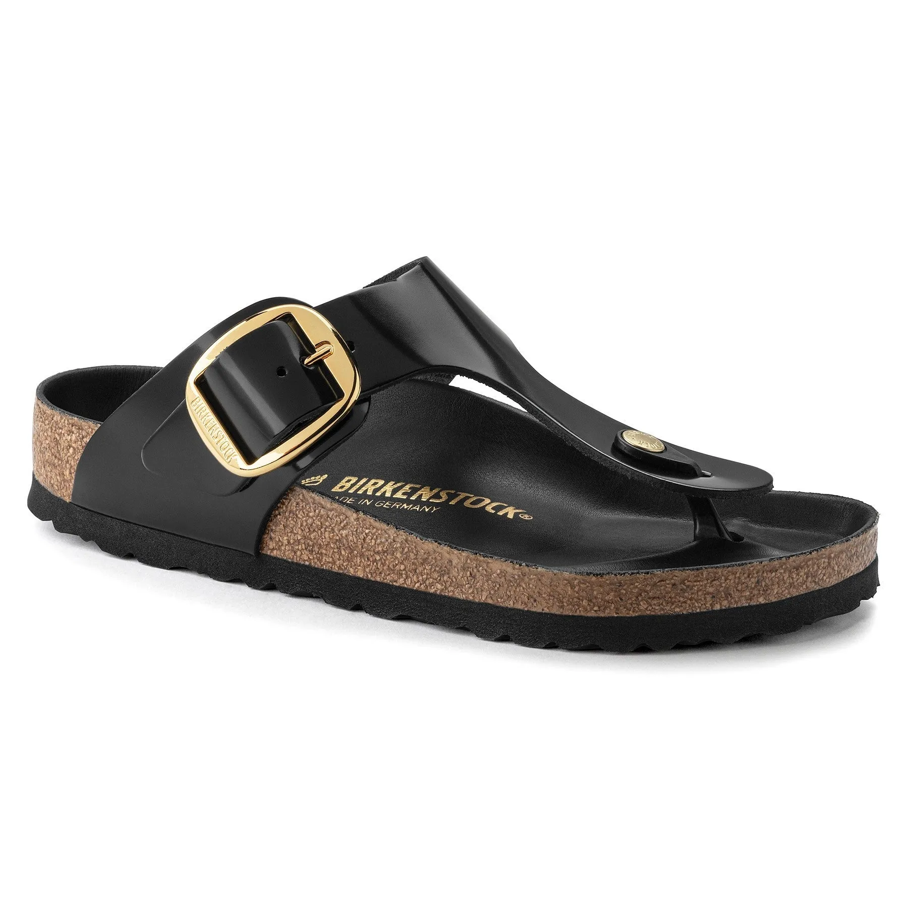 Gizeh | Big Buckle | Patent Leather | Black