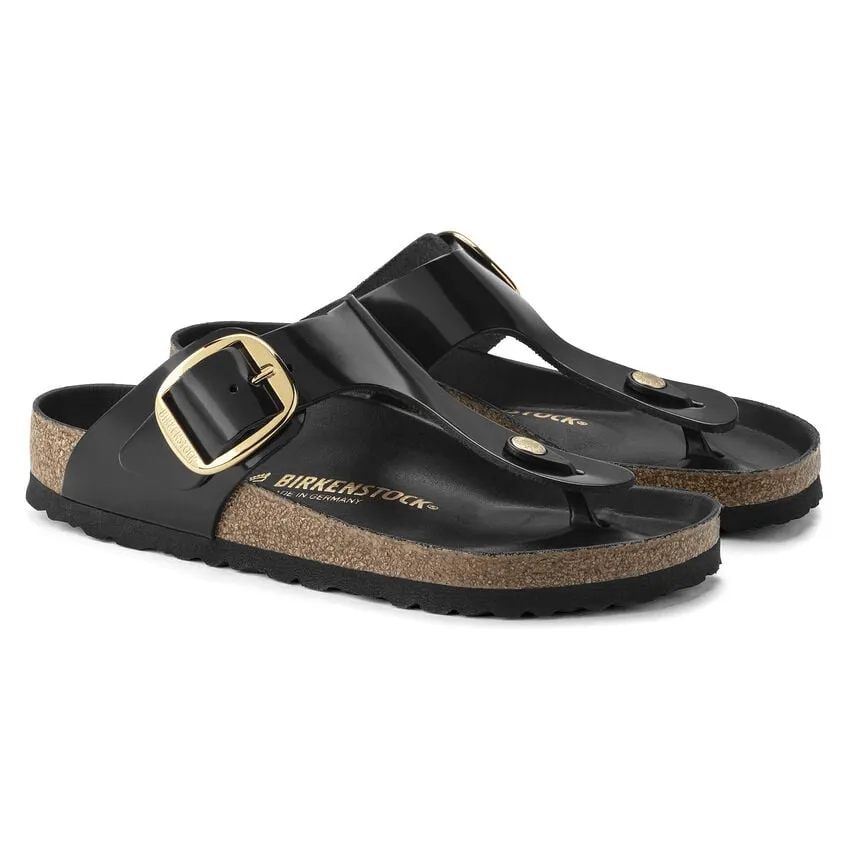 Gizeh | Big Buckle | Patent Leather | Black