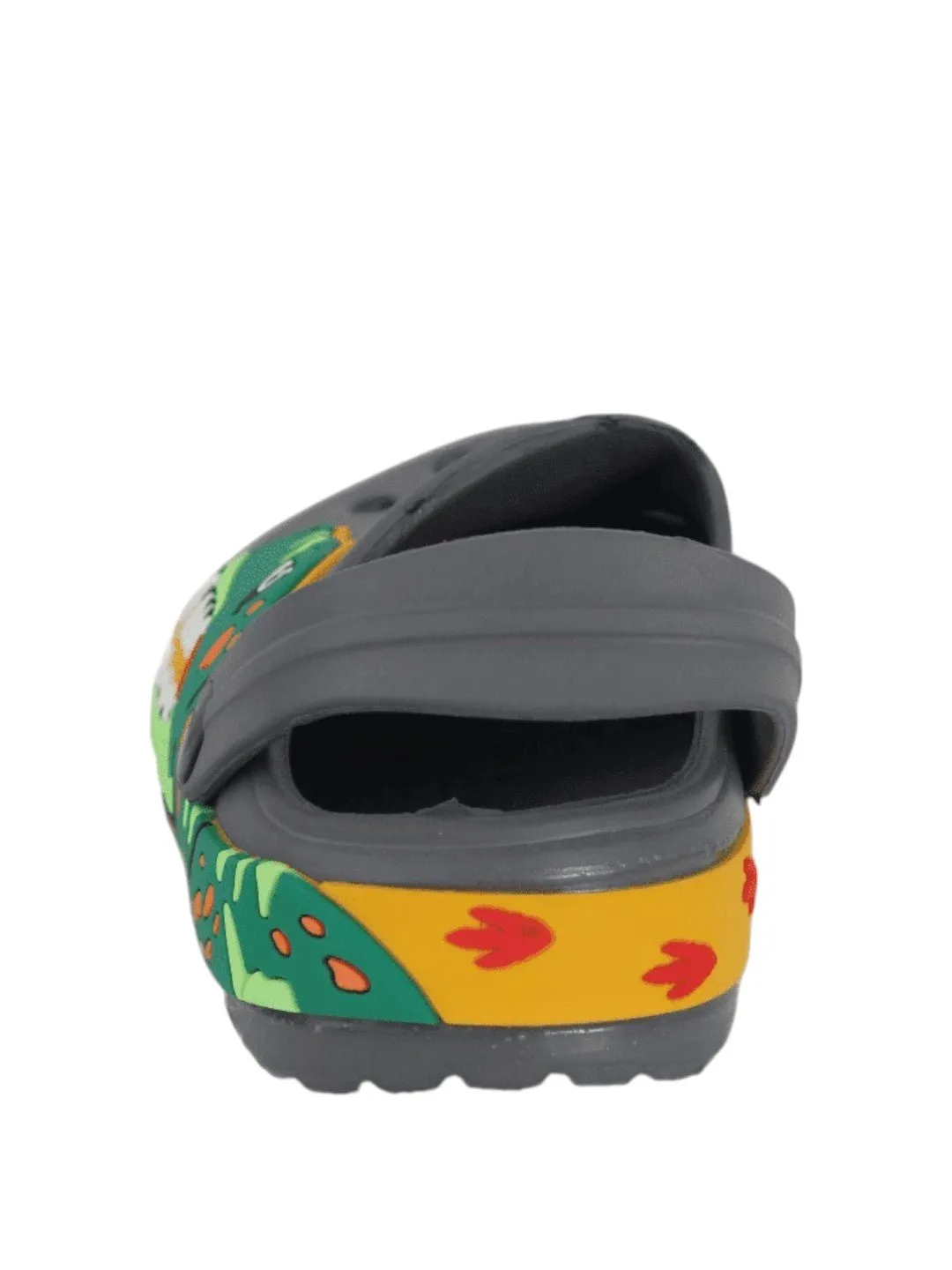 Go Wild with Grey Dino Clogs for Kids