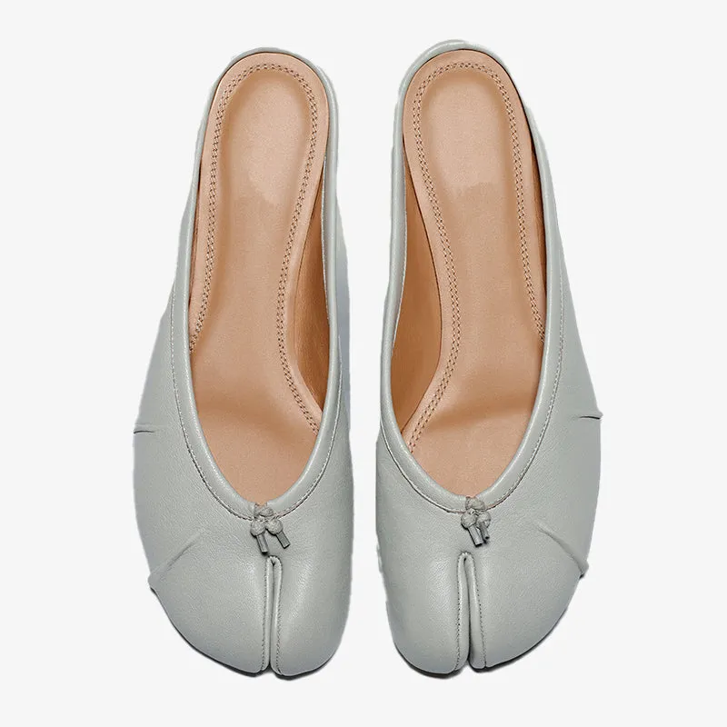 Handmade Tabi sandals in calf Leather