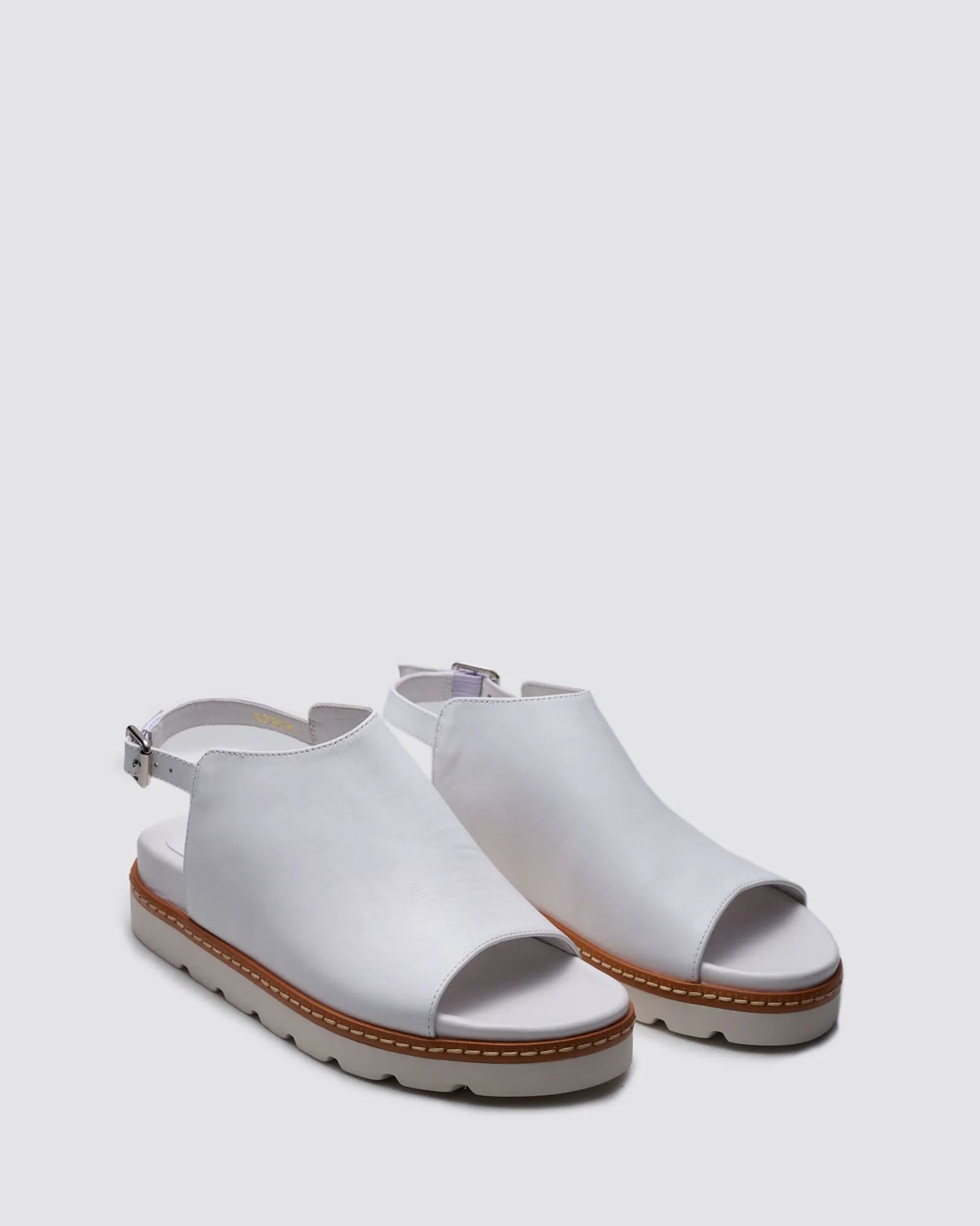 ILICIA SLINGBACK SANDALS WHITE