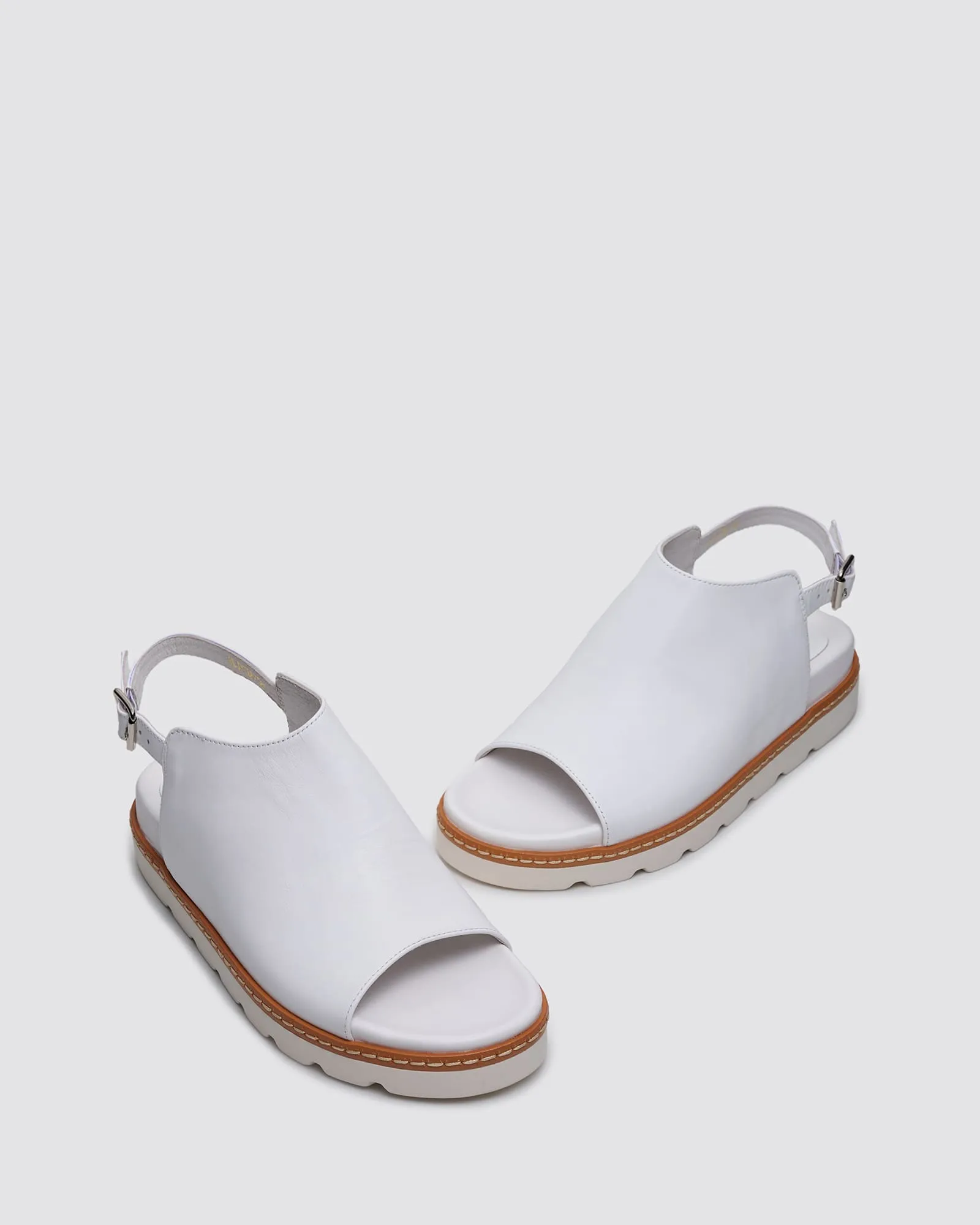 ILICIA SLINGBACK SANDALS WHITE