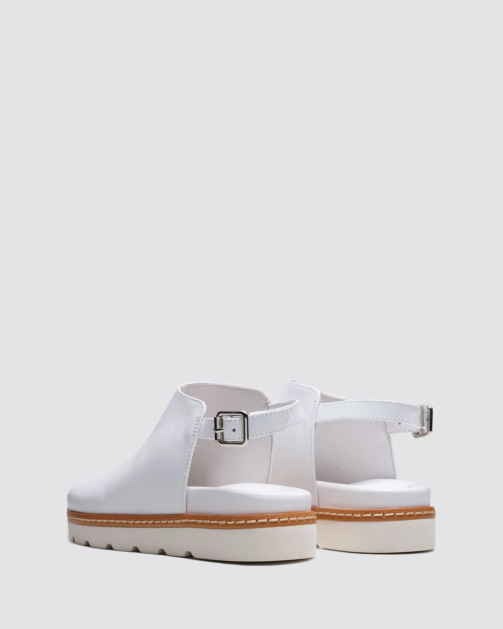 ILICIA SLINGBACK SANDALS WHITE
