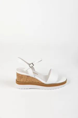 IPPY WEDGE WHITE LEATHER