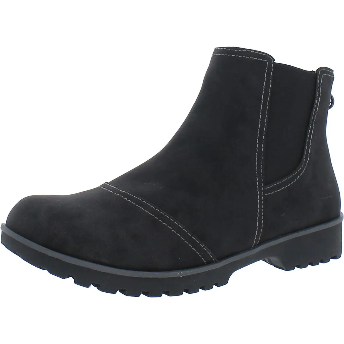 JBU by Jambu Womens Peacock Faux Leather Water Resistant Chelsea Boots