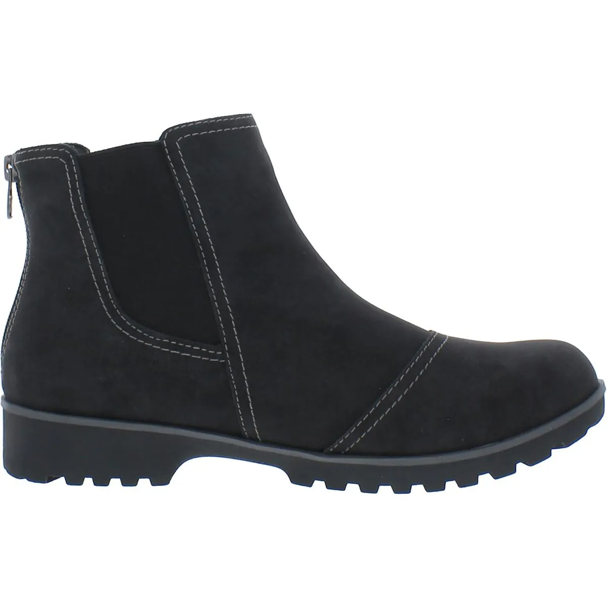 JBU by Jambu Womens Peacock Faux Leather Water Resistant Chelsea Boots