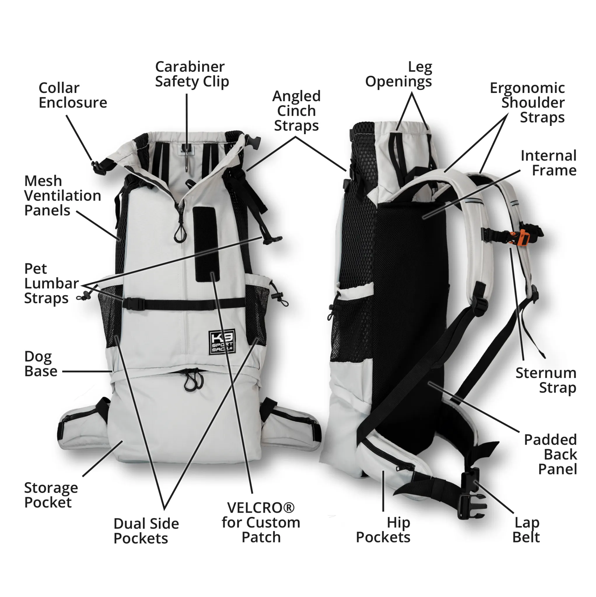 K9 Sport Sack Knavigate Black