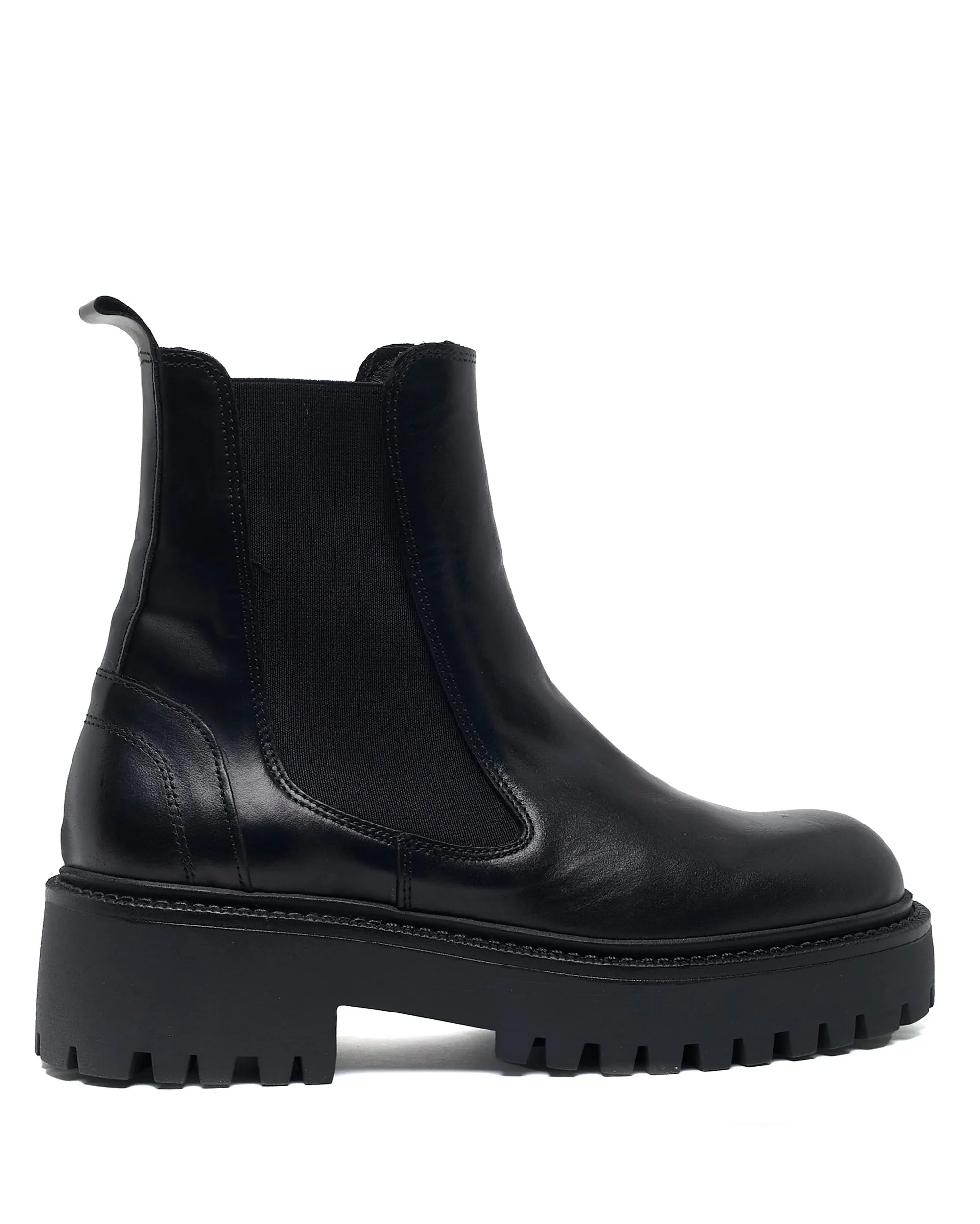 Koa Black Leather