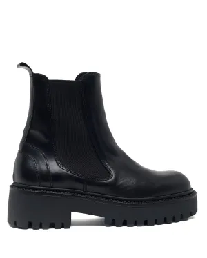 Koa Black Leather