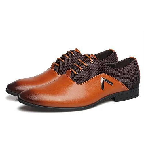Large Size Color Blocking Business Formal Shoes