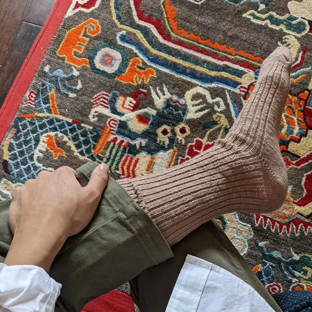 LBS Cottage Socks - Toffee