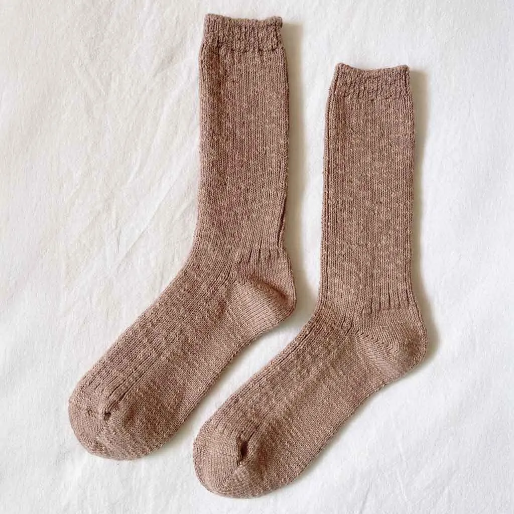LBS Cottage Socks - Toffee