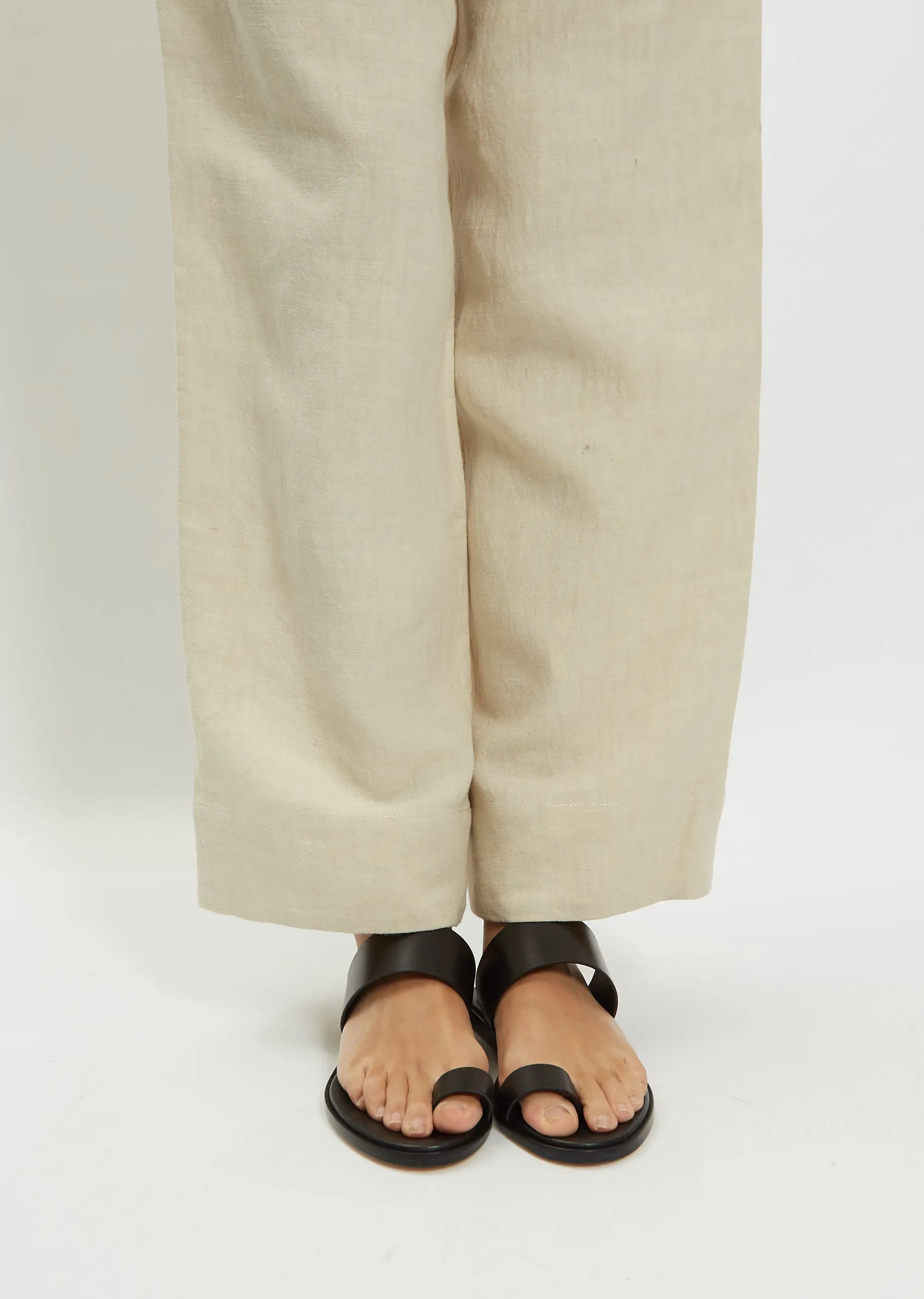 Leather Minimalist Sandal