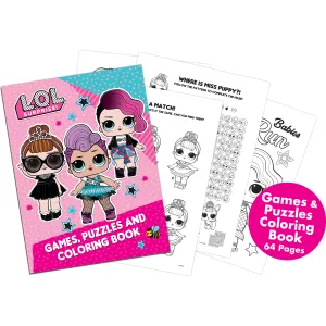 Lol Surprise! - A4 Coloring & Activity Book-Age 3 Years & Above