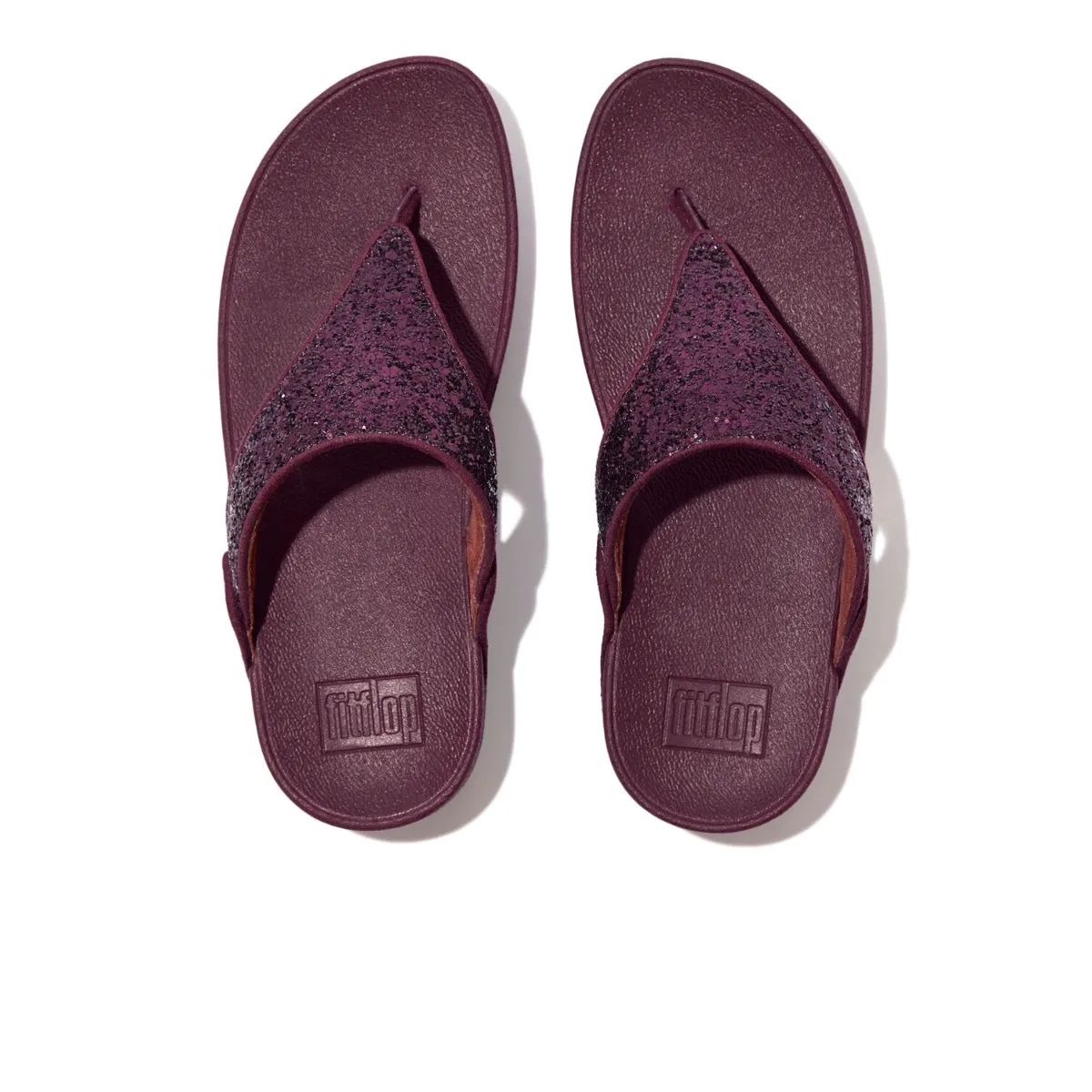 LULU Glitter Toe-Post Sandals