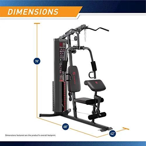 Marcy 150-lb Multifunctional Home Gym Station for Total Body Training MWM-990