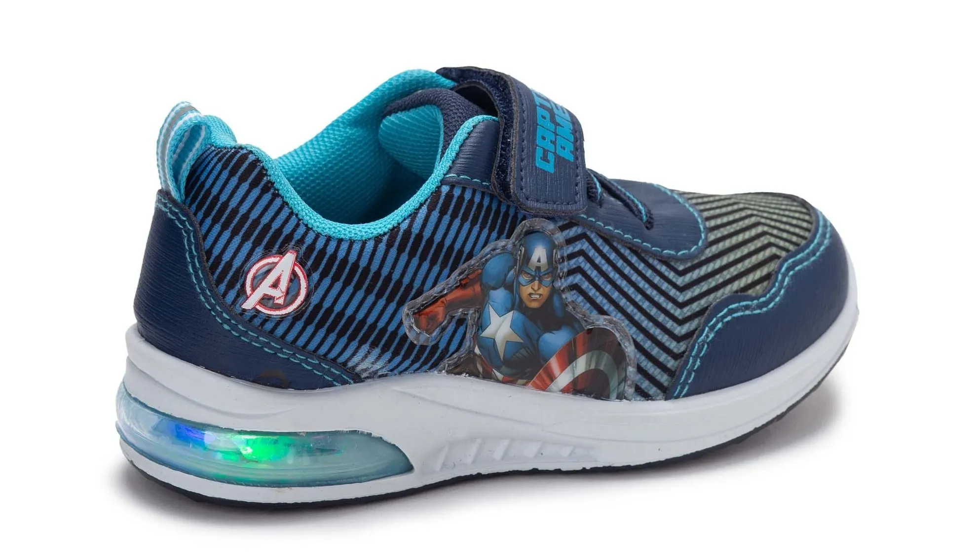 MARVEL X BATA Kids Captain America Lighted Trainers