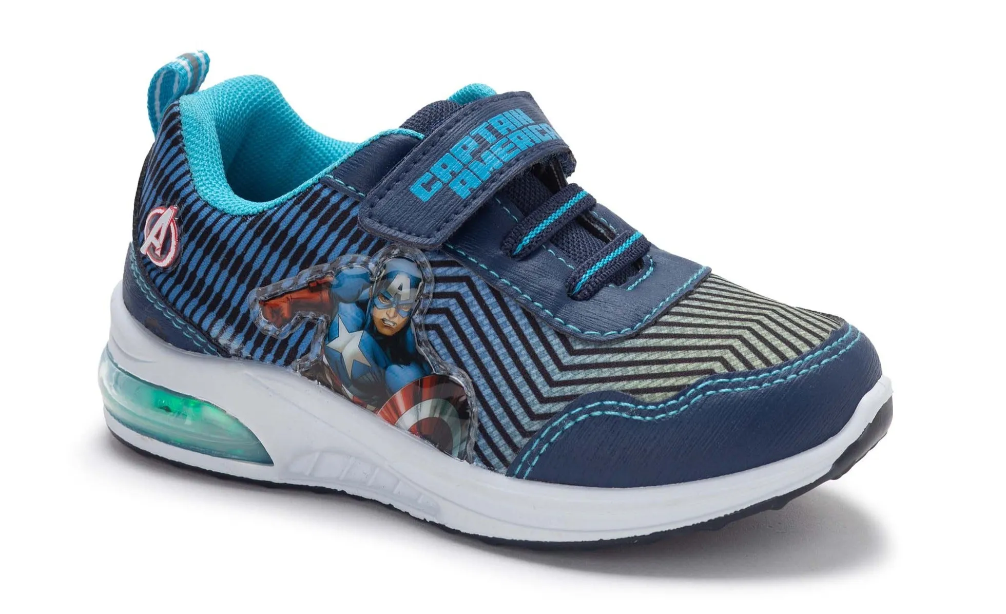 MARVEL X BATA Kids Captain America Lighted Trainers