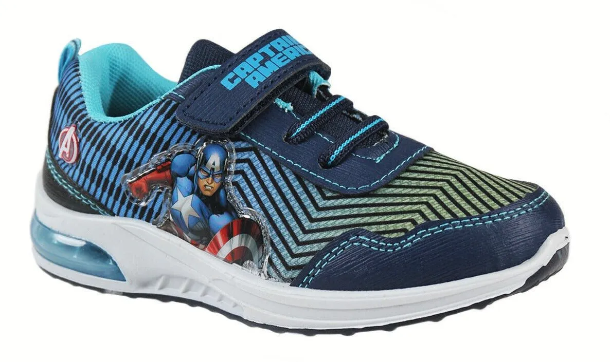 MARVEL X BATA Kids Captain America Lighted Trainers