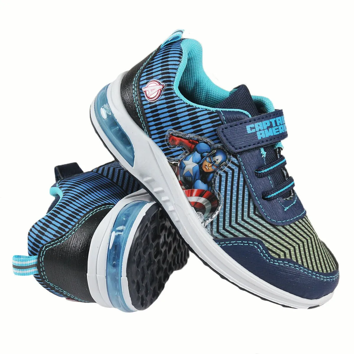 MARVEL X BATA Kids Captain America Lighted Trainers
