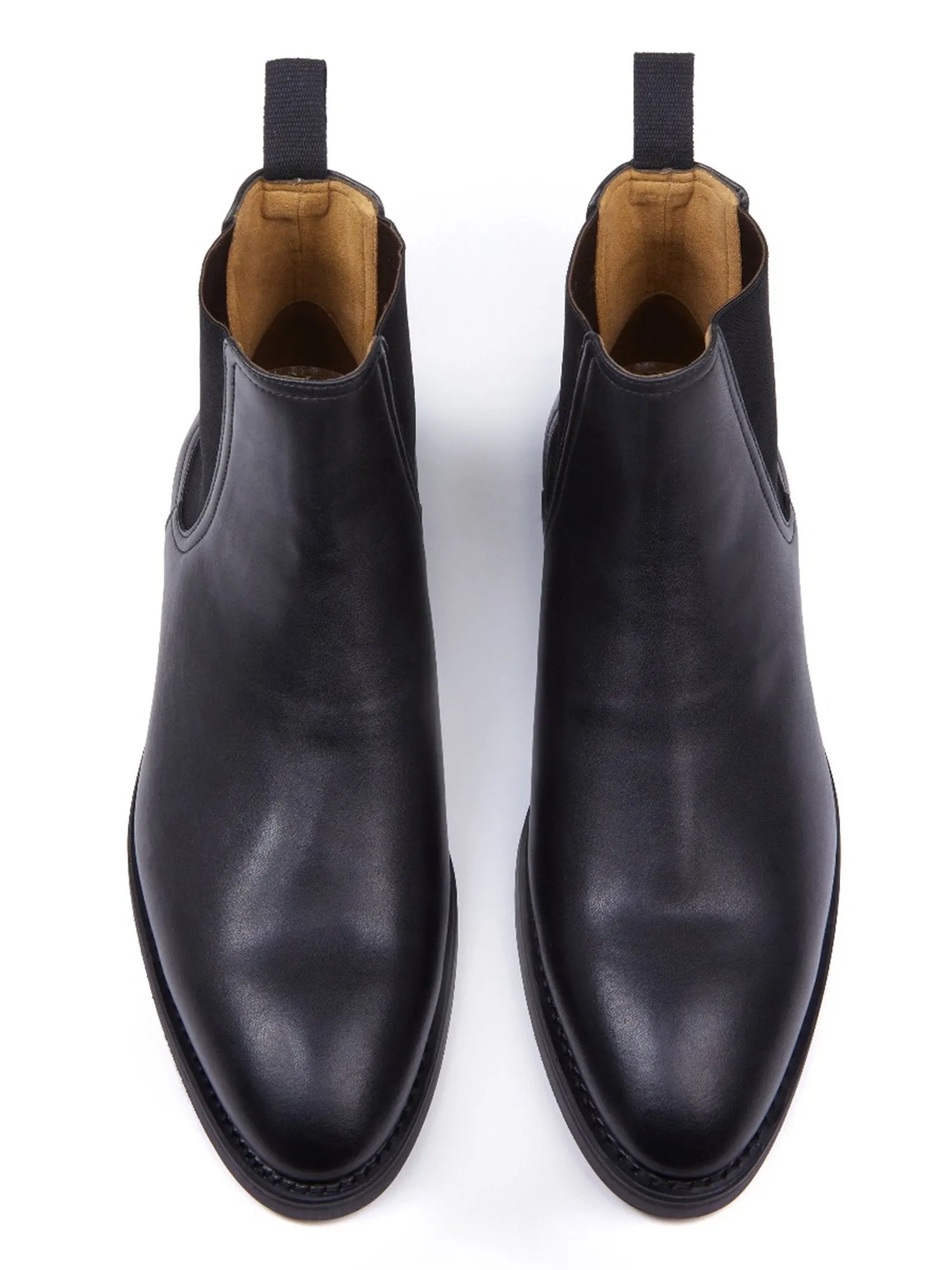 Men's Goodyear Welt Chelsea Boots by Will's Vegan Shoes (Black, Dark Brown)