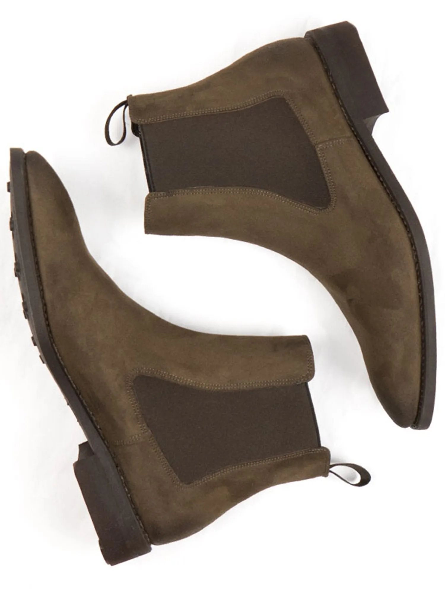 Men's Goodyear Welt Chelsea Boots by Will's Vegan Shoes (Black, Dark Brown)