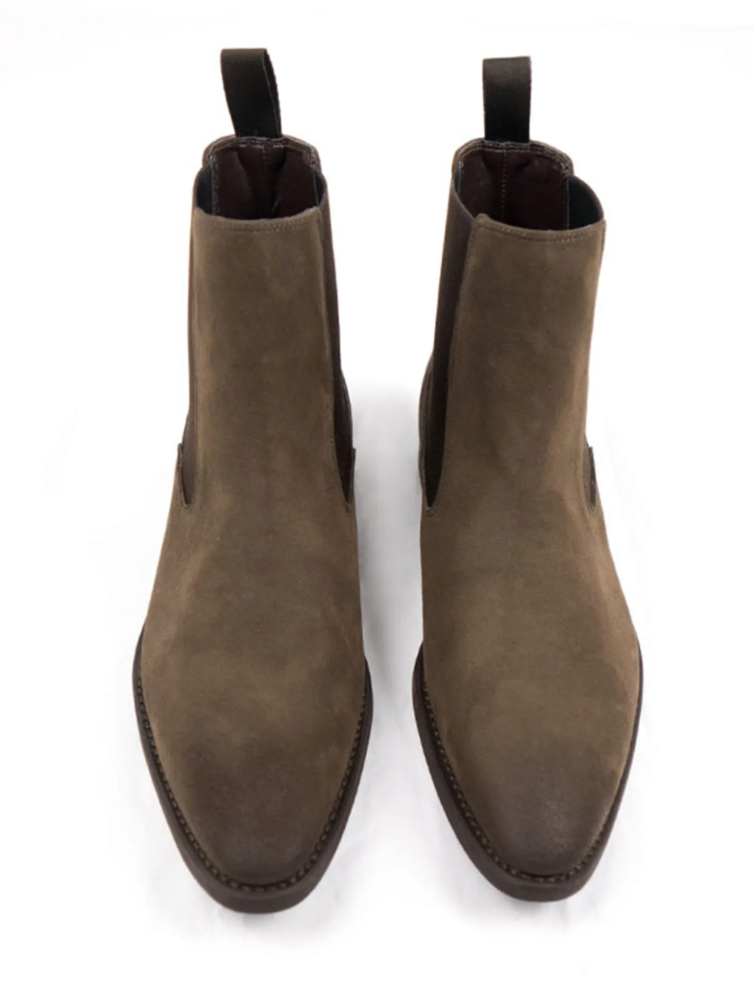 Men's Goodyear Welt Chelsea Boots by Will's Vegan Shoes (Black, Dark Brown)