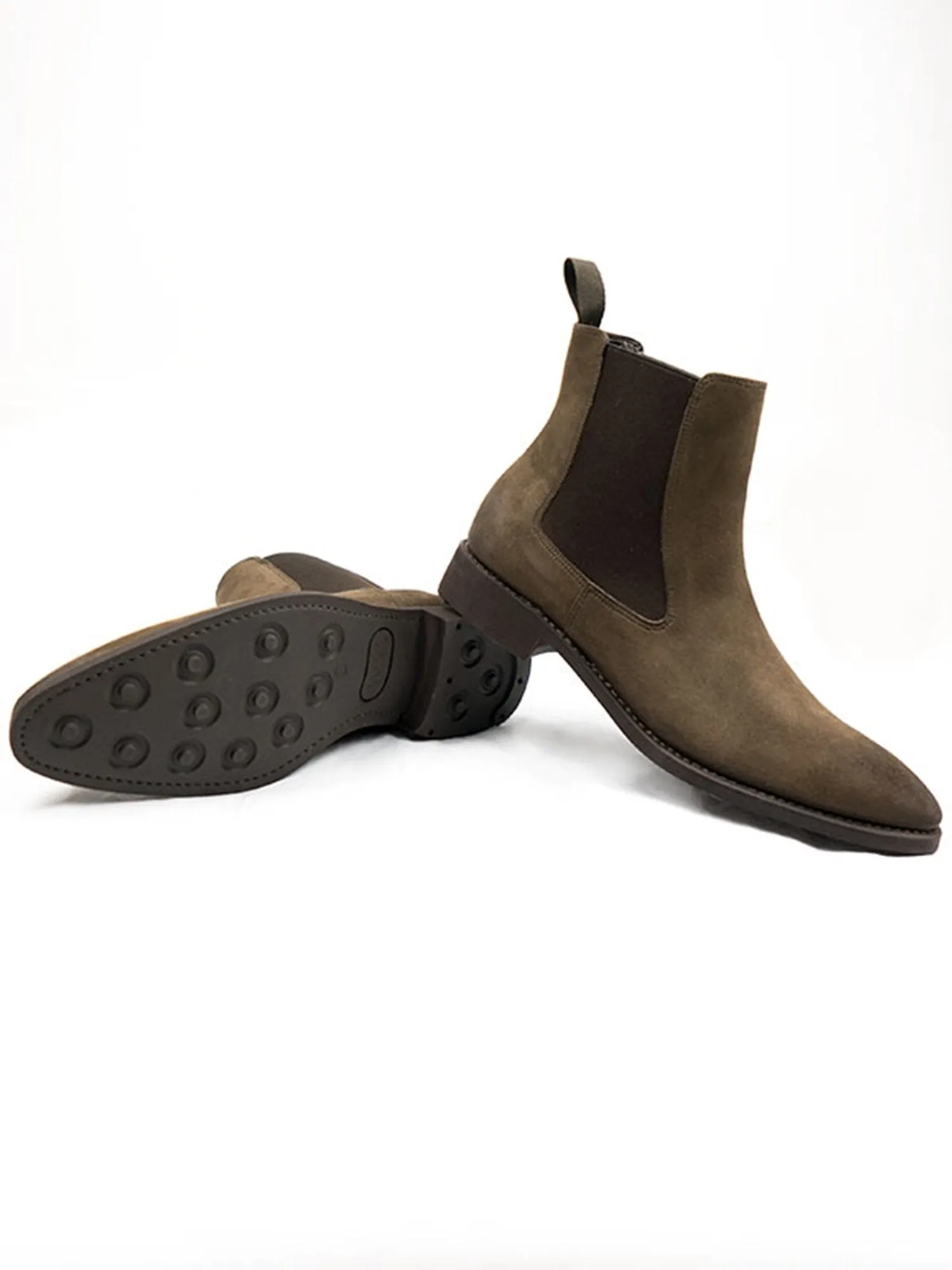Men's Goodyear Welt Chelsea Boots by Will's Vegan Shoes (Black, Dark Brown)