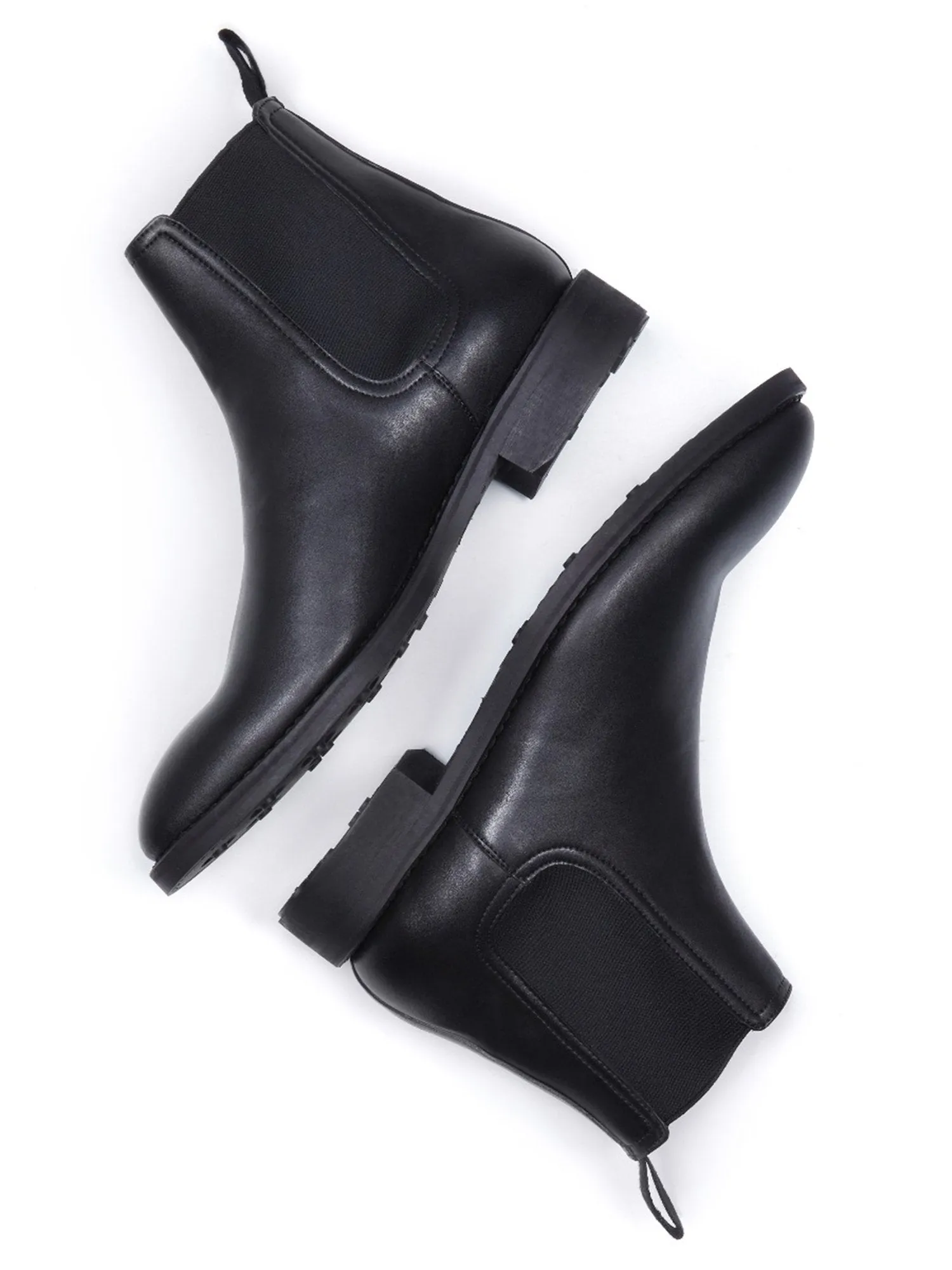 Men's Goodyear Welt Chelsea Boots by Will's Vegan Shoes (Black, Dark Brown)